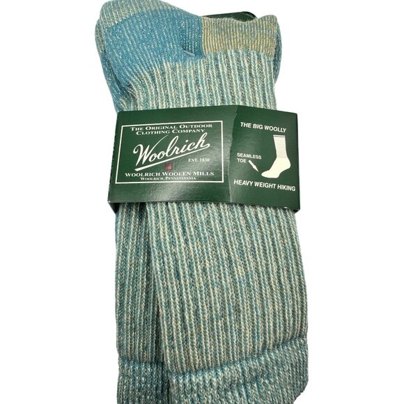 New Woolrich Large Heavyweight Hiking Socks Seamless Toe Itch-Free Unisex - Picture 2 of 7
